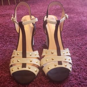 T-strap studded shoes size 11